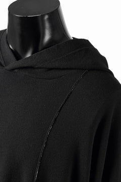 Load image into Gallery viewer, ISABEL BENENATO Viscose Knit Patch Hoodie (BLACK)