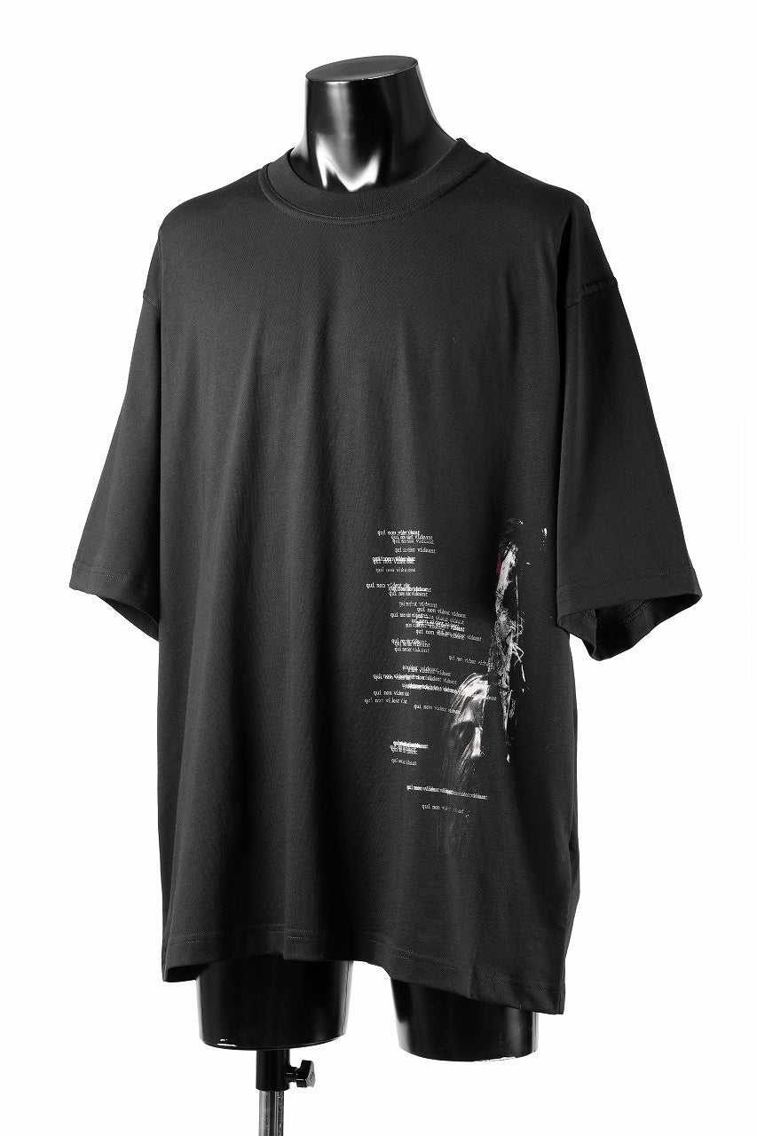 画像をギャラリービューアに読み込む, ISABEL BENENATO Cotton Jersey Printed T-shirt (BLACK)