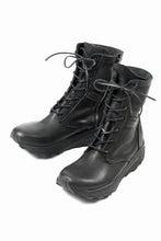 Load image into Gallery viewer, ISAMU KATAYAMA BACKLASH JAPAN SHOULDER GARMENT-DYED COMBAT SNEAKER BOOTS / Vibram® MEGAGRIP (BLACK)
