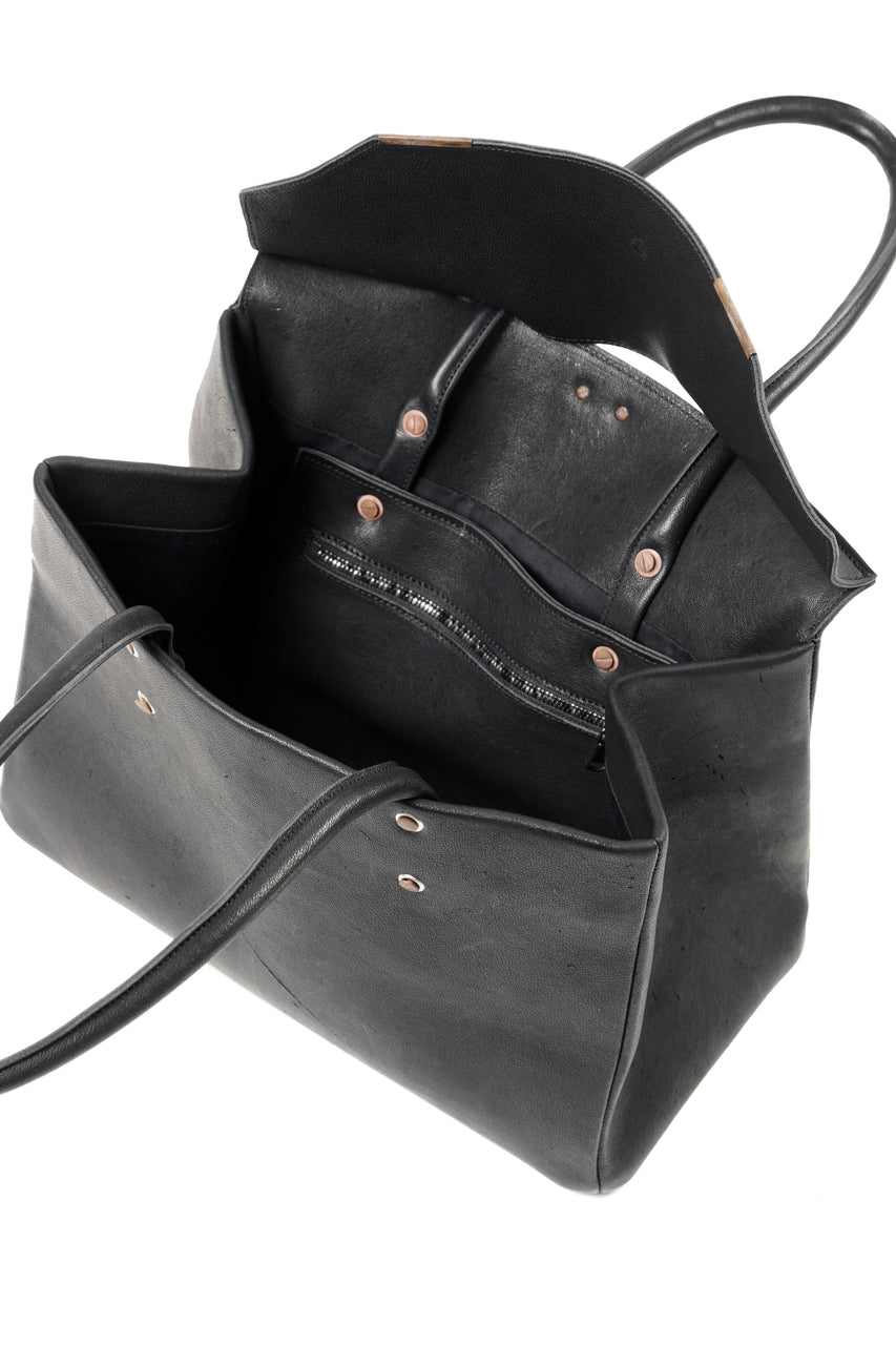画像をギャラリービューアに読み込む, ierib exclusive TYPE-Ⅱ Bark Bag 35 / Natural Camel Leather (BLACK #B)