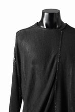 Load image into Gallery viewer, ISABEL BENENATO Linen Crew-Neck Sweater (BLACK)