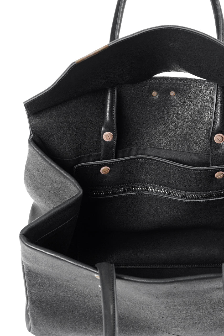 画像をギャラリービューアに読み込む, ierib exclusive TYPE-Ⅱ Bark Bag 35 / Natural Camel Leather (BLACK #B)