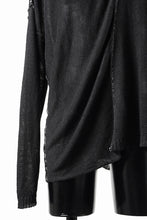 Load image into Gallery viewer, ISABEL BENENATO Linen Crew-Neck Sweater (BLACK)