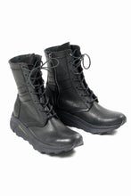 Load image into Gallery viewer, ISAMU KATAYAMA BACKLASH JAPAN SHOULDER GARMENT-DYED COMBAT SNEAKER BOOTS / Vibram® MEGAGRIP (BLACK)