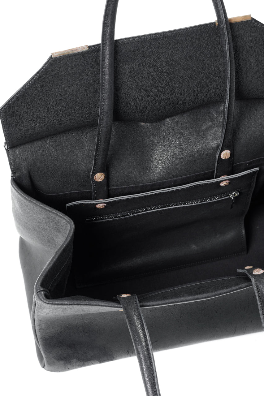 Load image into Gallery viewer, ierib exclusive TYPE-Ⅱ Bark Bag 35 / Natural Camel Leather (BLACK #A)