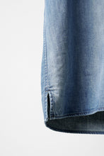 Load image into Gallery viewer, FULLCOUNT 4100HW-2 Denim Open Collar S/S Shirt (Indigo Blue)