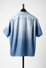 Load image into Gallery viewer, FULLCOUNT 4100HW-2 Denim Open Collar S/S Shirt (Indigo Blue)