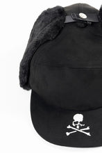 Load image into Gallery viewer, mastermind JAPAN FAUX FUR FLYING CAP (BLACK)