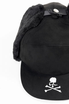 Load image into Gallery viewer, mastermind JAPAN FAUX FUR FLYING CAP (BLACK)