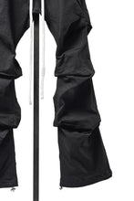画像をギャラリービューアに読み込む, A.F ARTEFACT TUCK SLIM BAGGY PANTS / HI-STRETCH DENIM (BLACK)