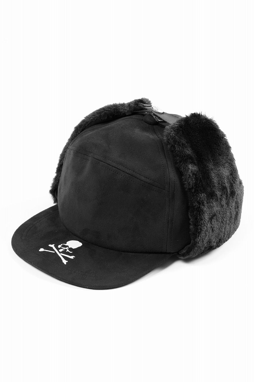 Load image into Gallery viewer, mastermind JAPAN FAUX FUR FLYING CAP (BLACK)
