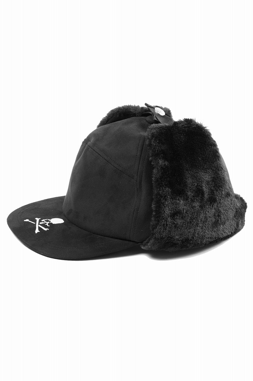Load image into Gallery viewer, mastermind JAPAN FAUX FUR FLYING CAP (BLACK)