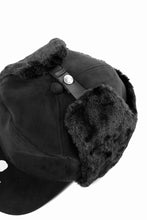 Load image into Gallery viewer, mastermind JAPAN FAUX FUR FLYING CAP (BLACK)