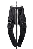 A.F ARTEFACT CARGO SAROUEL SKINNY PANTS / HI-STRETCH DENIM (BLACK)