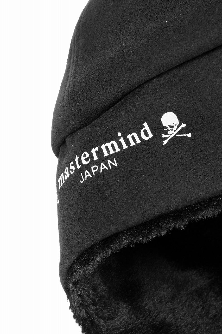 Load image into Gallery viewer, mastermind JAPAN FAUX FUR FLYING CAP (BLACK)