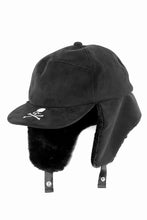 Load image into Gallery viewer, mastermind JAPAN FAUX FUR FLYING CAP (BLACK)