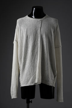 Load image into Gallery viewer, ISABEL BENENATO Linen Crew-Neck Sweater (WHITE)