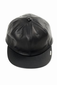 画像をギャラリービューアに読み込む, ISAMU KATAYAMA BACKLASH FLAT VISOR CAP / MONOCHROME LUXURY STEER (BLACK)