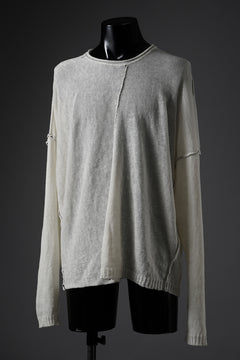 Load image into Gallery viewer, ISABEL BENENATO Linen Crew-Neck Sweater (WHITE)