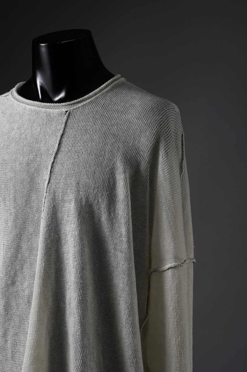 Load image into Gallery viewer, ISABEL BENENATO Linen Crew-Neck Sweater (WHITE)