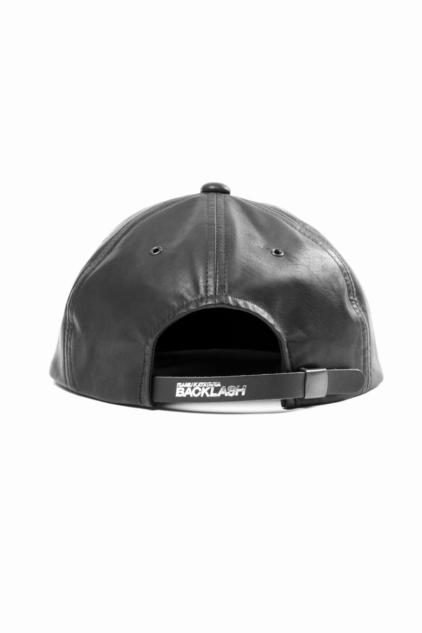画像をギャラリービューアに読み込む, ISAMU KATAYAMA BACKLASH FLAT VISOR CAP / MONOCHROME LUXURY STEER (BLACK)