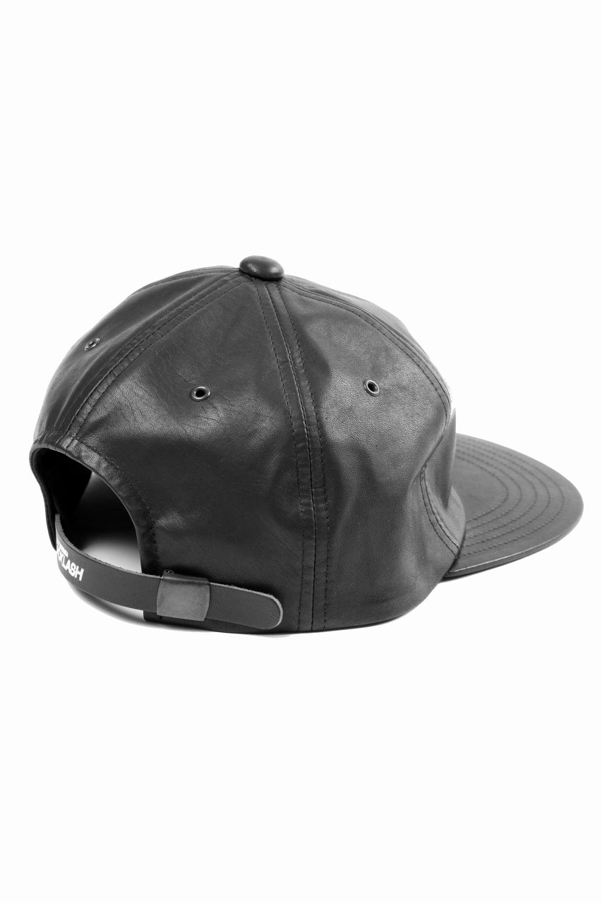 画像をギャラリービューアに読み込む, ISAMU KATAYAMA BACKLASH FLAT VISOR CAP / MONOCHROME LUXURY STEER (BLACK)