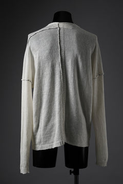 Load image into Gallery viewer, ISABEL BENENATO Linen Crew-Neck Sweater (WHITE)