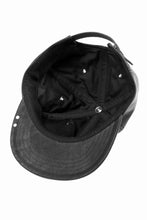 画像をギャラリービューアに読み込む, ISAMU KATAYAMA BACKLASH FLAT VISOR CAP / MONOCHROME LUXURY STEER (BLACK)