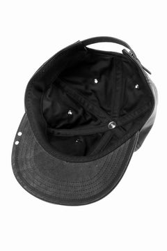画像をギャラリービューアに読み込む, ISAMU KATAYAMA BACKLASH FLAT VISOR CAP / MONOCHROME LUXURY STEER (BLACK)