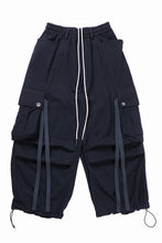 Load image into Gallery viewer, 【SAMPLE SALE】A.F ARTEFACT EXTREME WIDE CARGO PANTS / WOOL SERGE (BLUE)