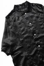画像をギャラリービューアに読み込む, A.F ARTEFACT SATIN HALF SLEEVE SHIRT (BLACK)