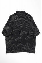 画像をギャラリービューアに読み込む, A.F ARTEFACT SATIN HALF SLEEVE SHIRT (BLACK)
