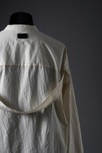 Load image into Gallery viewer, A.F ARTEFACT STAND COLLAR SHIRT / SOFT POPLIN (CREAM)