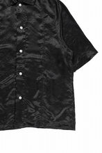 画像をギャラリービューアに読み込む, A.F ARTEFACT SATIN HALF SLEEVE SHIRT (BLACK)