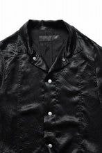 画像をギャラリービューアに読み込む, A.F ARTEFACT SATIN HALF SLEEVE SHIRT (BLACK)