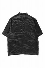 画像をギャラリービューアに読み込む, A.F ARTEFACT SATIN HALF SLEEVE SHIRT (BLACK)