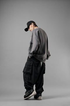 画像をギャラリービューアに読み込む, Y-3 Yohji Yamamoto GRAPHIC CREW SWEAT (GREY)