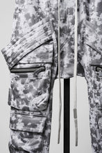 Load image into Gallery viewer, A.F ARTEFACT BELT CARGO SARROUEL JOGGER / MOTTLED COATED SWEAT (LIGHT GREY)