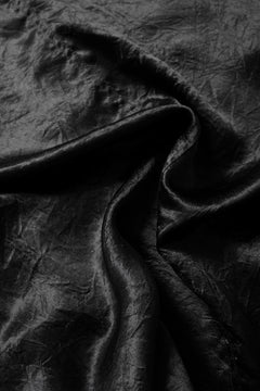 画像をギャラリービューアに読み込む, A.F ARTEFACT SATIN HALF SLEEVE SHIRT (BLACK)