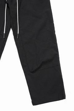 Load image into Gallery viewer, 【SAMPLE SALE】A.F ARTEFACT DOUBLE KNEE PAINTER PANTS / COMBI FABRICS (BLACK)