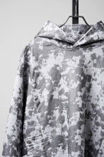 Load image into Gallery viewer, A.F ARTEFACT CARGO HOODIE PULLOVER / MOTTLED COATED SWEAT (LIGHT GREY)