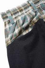 Load image into Gallery viewer, 【SAMPLE SALE】A.F ARTEFACT DOUBLE KNEE PAINTER PANTS / COMBI FABRICS (BLACK)