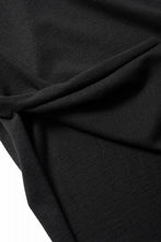 Load image into Gallery viewer, kujaku linen cotton jersey sleeve-less tops / K-154 (black)