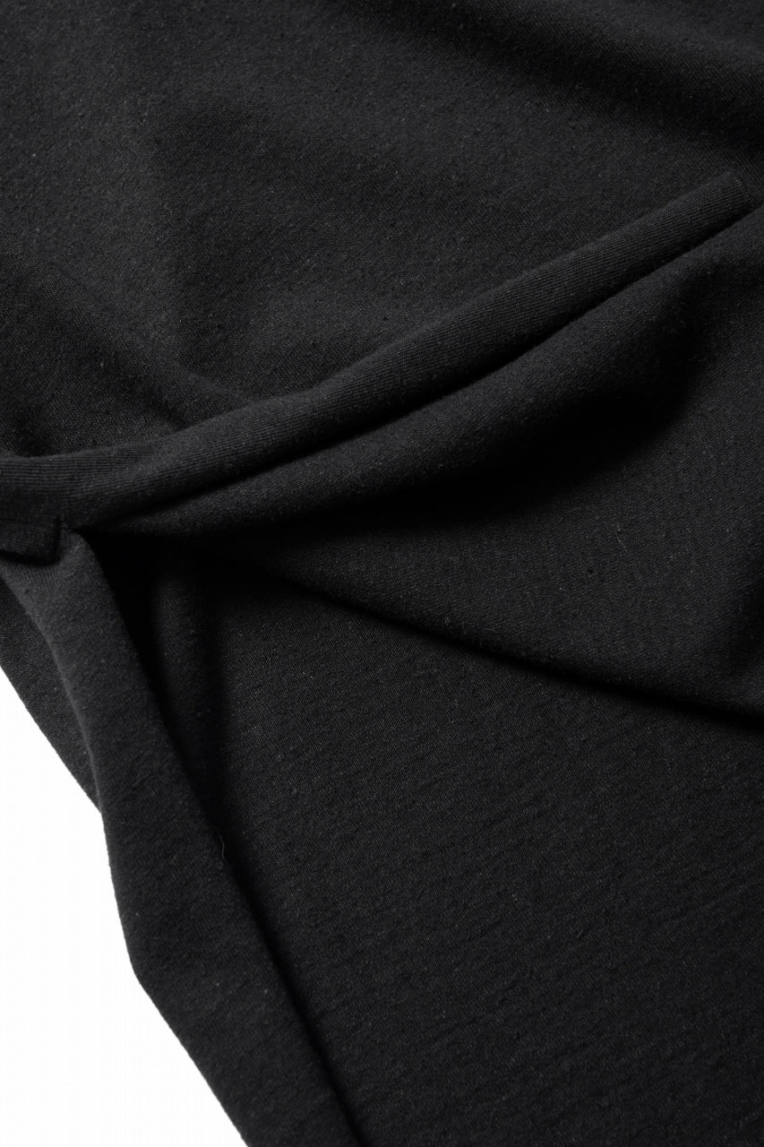 Load image into Gallery viewer, kujaku linen cotton jersey sleeve-less tops / K-154 (black)