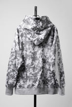 Load image into Gallery viewer, A.F ARTEFACT CARGO HOODIE PULLOVER / MOTTLED COATED SWEAT (LIGHT GREY)