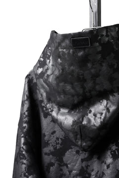 Load image into Gallery viewer, A.F ARTEFACT CARGO HOODIE PULLOVER / MOTTLED COATED SWEAT (BLACK)
