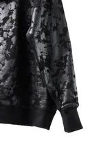 Load image into Gallery viewer, A.F ARTEFACT CARGO HOODIE PULLOVER / MOTTLED COATED SWEAT (BLACK)