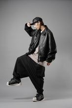 画像をギャラリービューアに読み込む, Y-3 Yohji Yamamoto REFINED WOOL SAROUEL CARGO PANTS (BLACK)