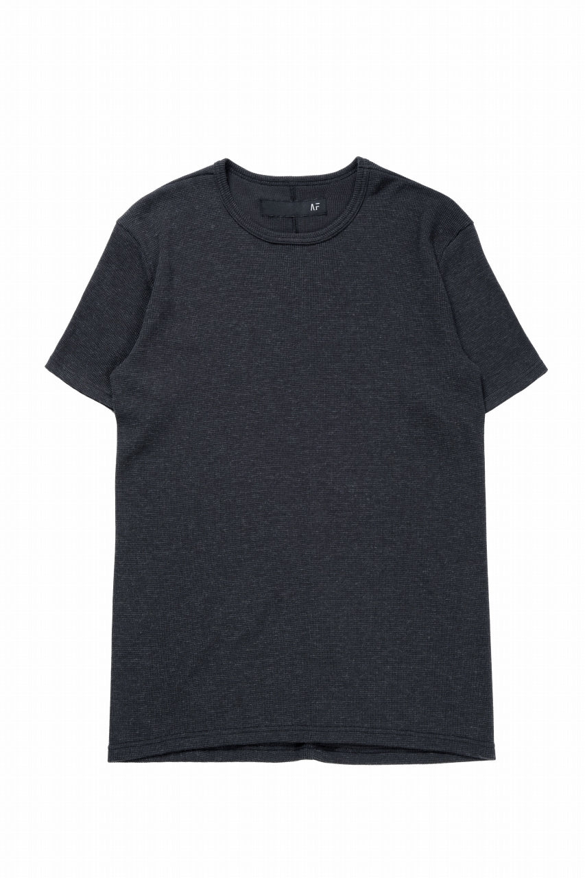 【国内買付】A.F ARTEFACT REGULAR FIT ワッフル ニット Tシャツ A.F ARTEFACT REGULAR FIT S/S TOP / WAFFLE KNIT JERSEY (RAW