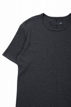 画像をギャラリービューアに読み込む, A.F ARTEFACT REGULAR FIT S/S TOP / WAFFLE KNIT JERSEY (CHARCOAL)